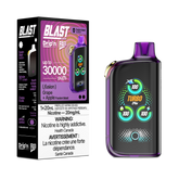 GRAPE + APPLE DRIP'N BY ENVI X FASTA BLAST FUSION SERIES 30K DISPOSABLE VAPE: 30000 puffs, Fusion blast button, adjustable airflow and power mode, TFT screen and Type-C charging.